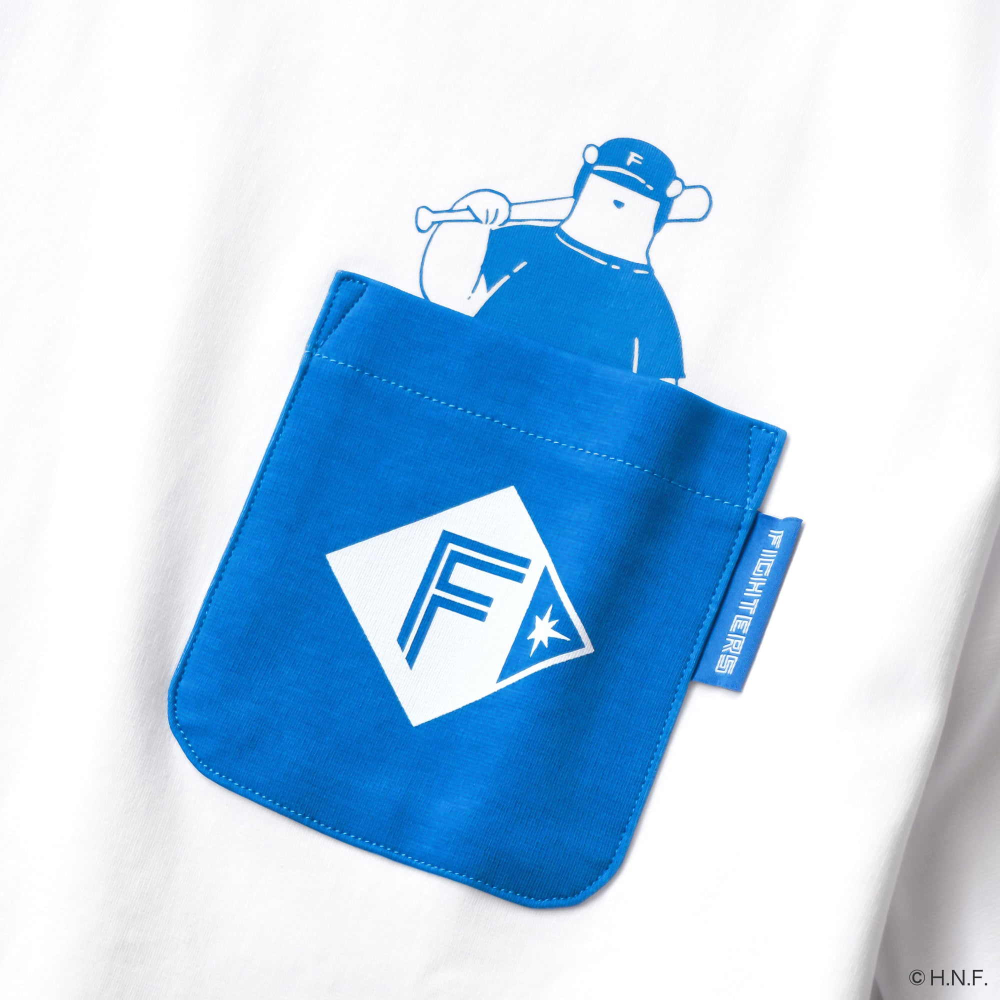 F/MODE TNOC THE TEE LONG SLEEVE PONTE / NORTHERN CONTINENT R-POCKET SNOW WHITE