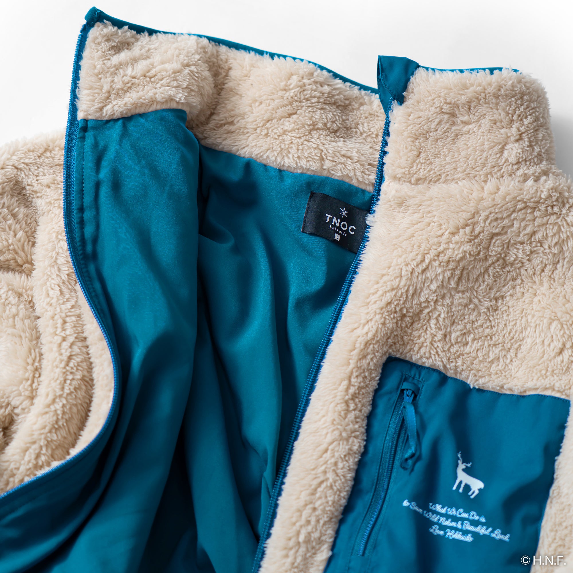 F/MODE TNOC THE FLEECE HOODIE ZIPUP2.5