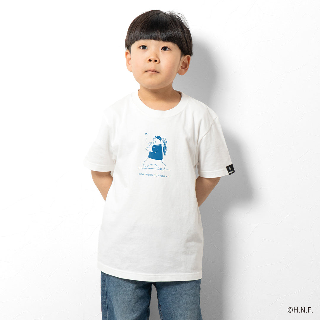 F/MODE TNOC THE TEE2 KIDS / BEAR IN BALLPARK