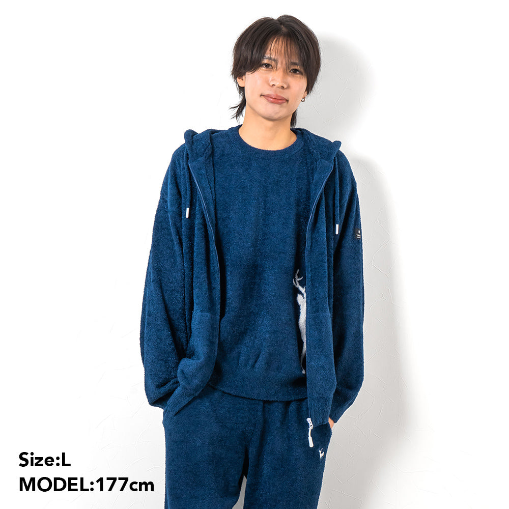 TNOC THE ROOM WEAR-FB HOODIE ZIPUP