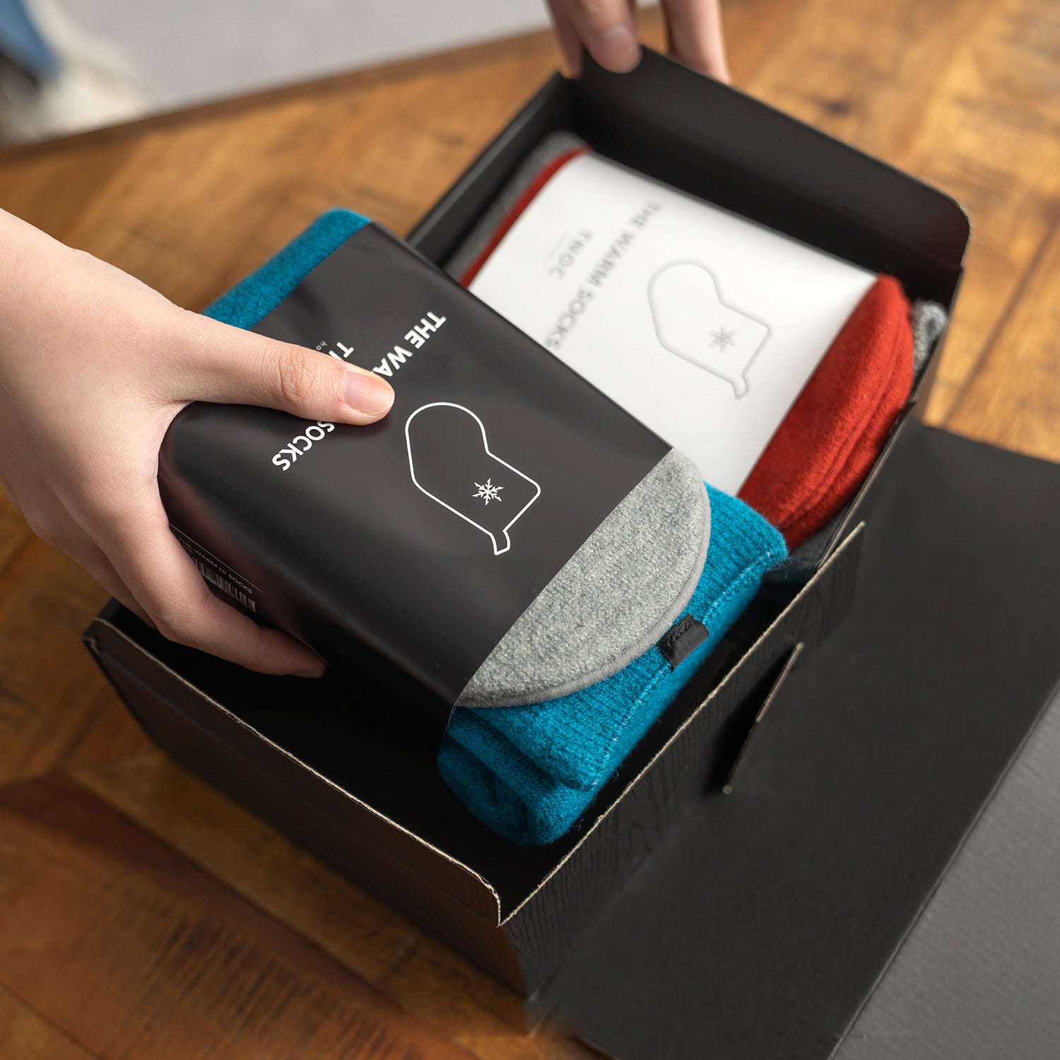 【選べるソックス2足ギフトセット】TNOC THE WARM SOCKS