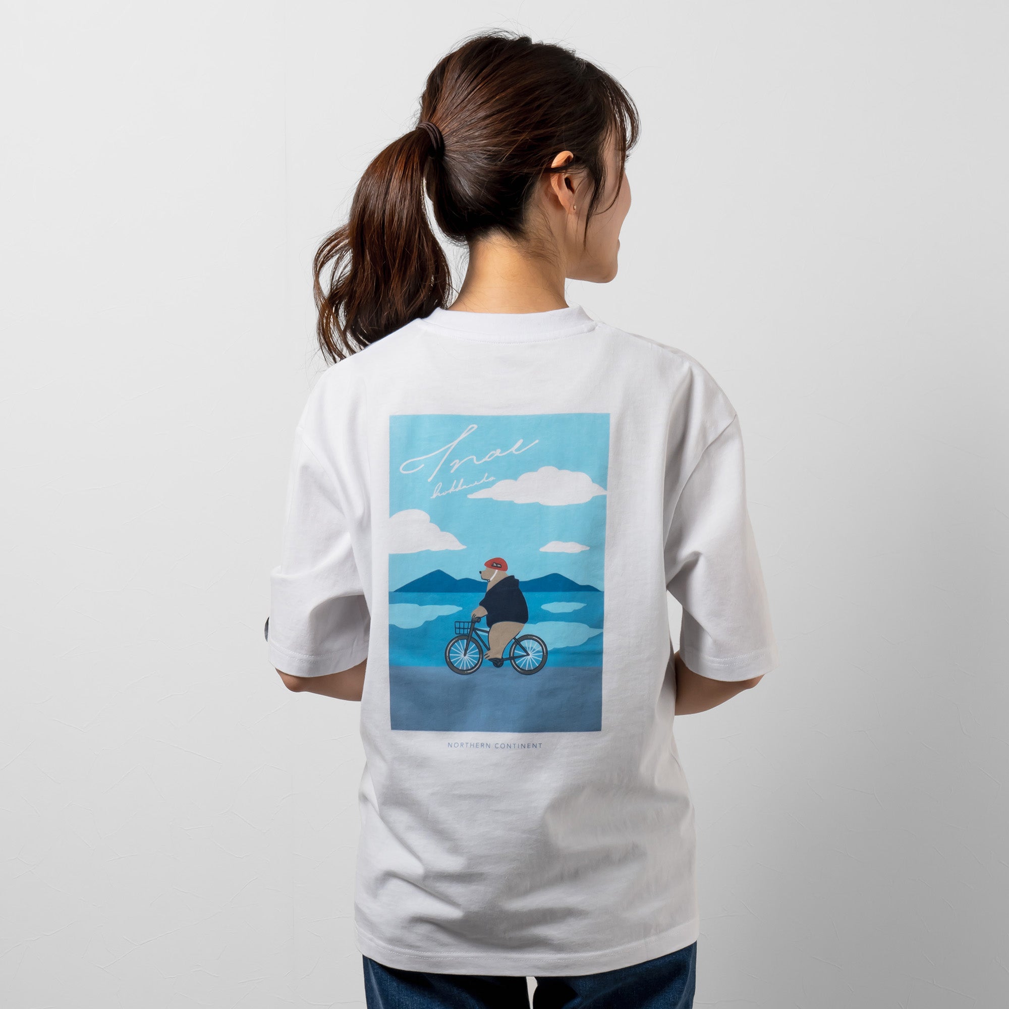 TNOC THE TEE BIG SHAPE / BACK PRINT CYCLING BEAR