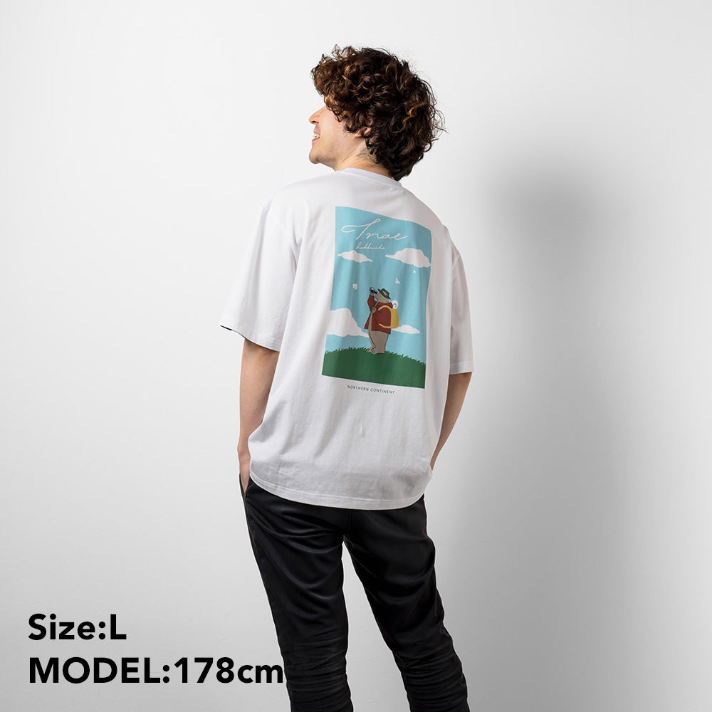 TNOC THE TEE BIG SHAPE / BACK PRINT HIKING BEAR
