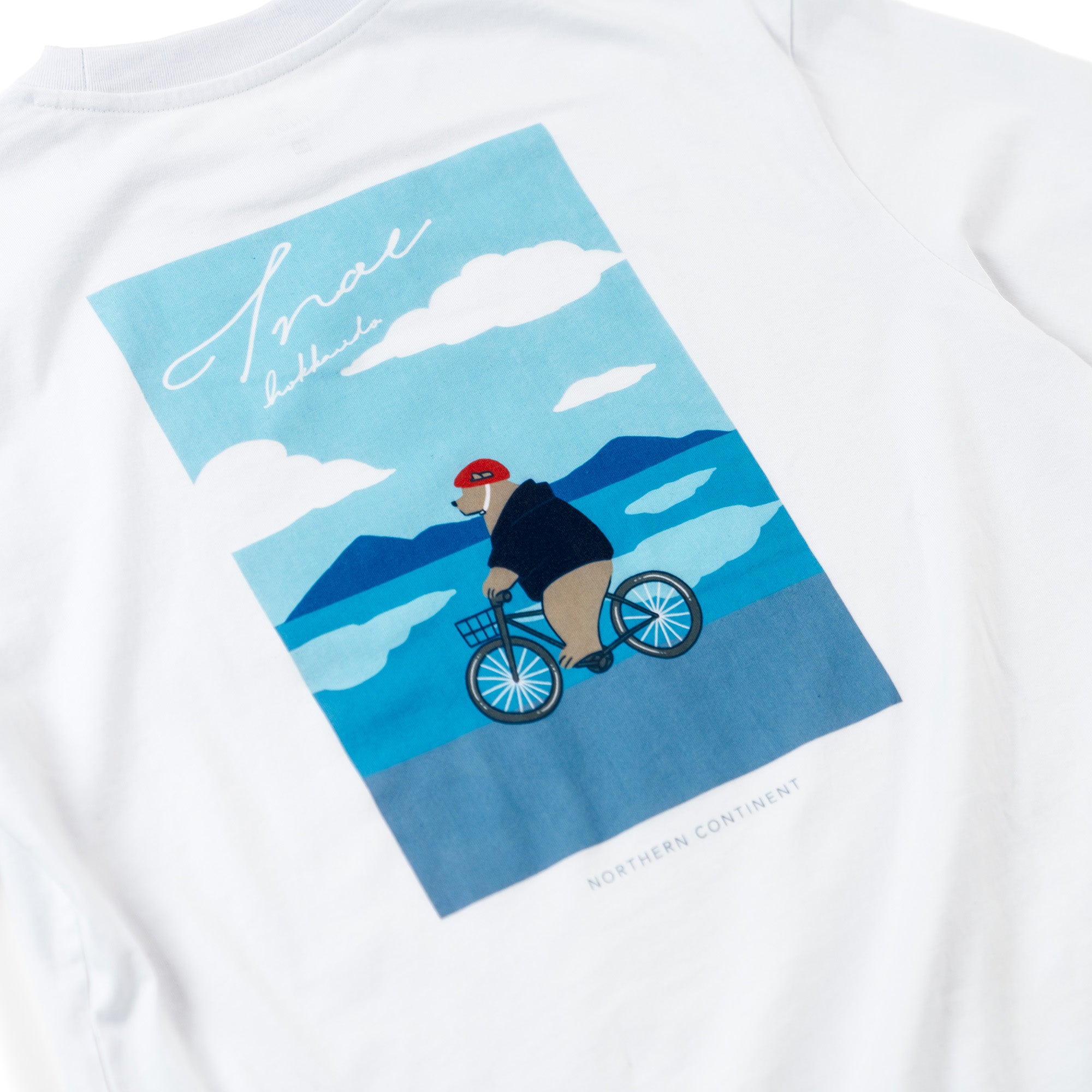 TNOC THE TEE BIG SHAPE / BACK PRINT CYCLING BEAR