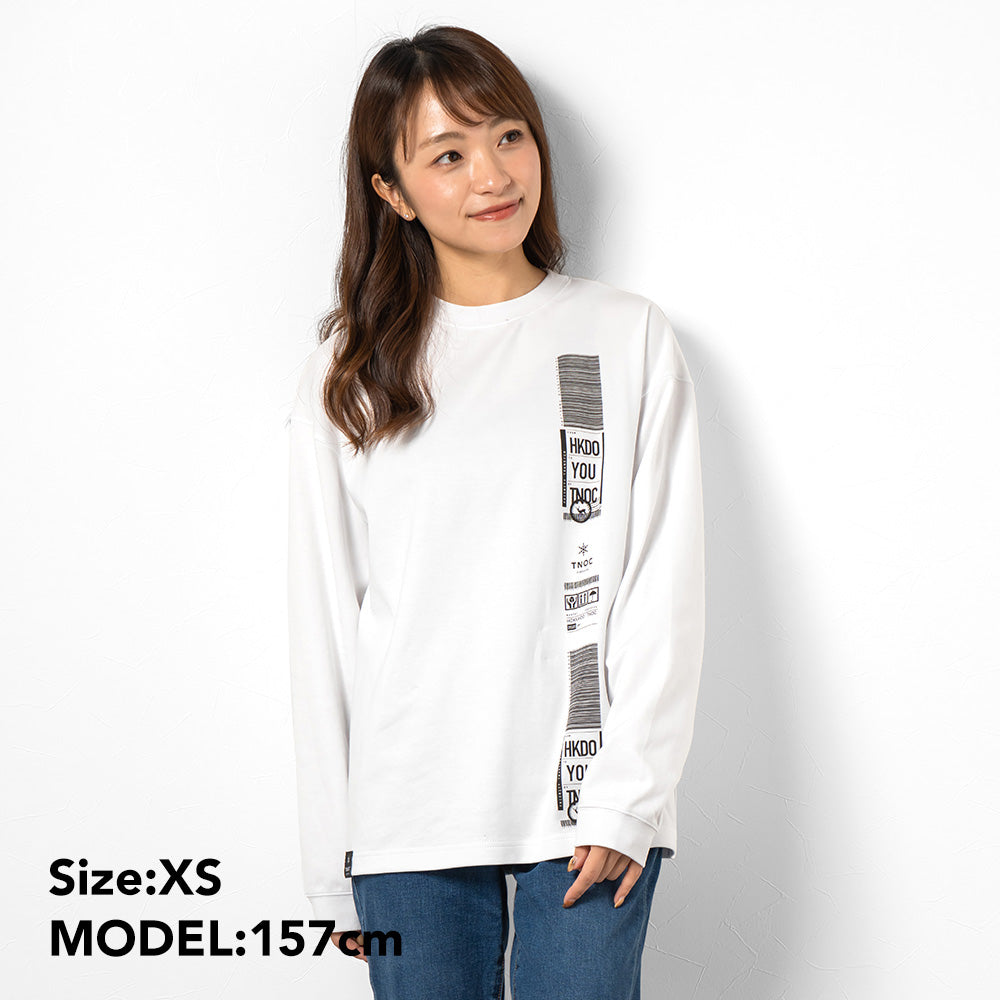 TNOC THE TEE LONG SLEEVE PONTE / FLIGHT TAG