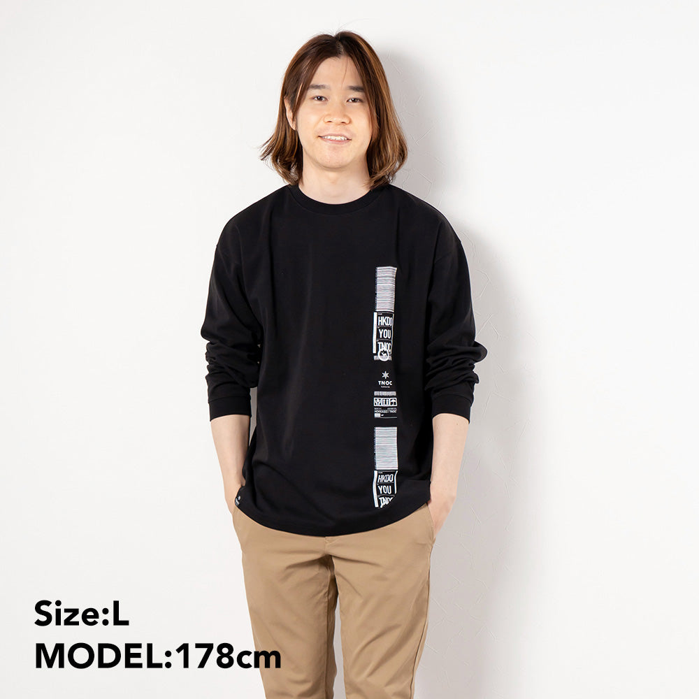TNOC THE TEE LONG SLEEVE PONTE / FLIGHT TAG