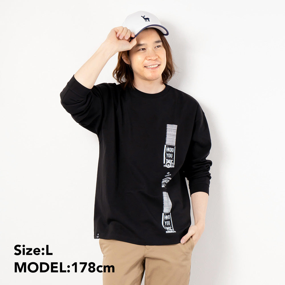 TNOC THE TEE LONG SLEEVE PONTE / FLIGHT TAG