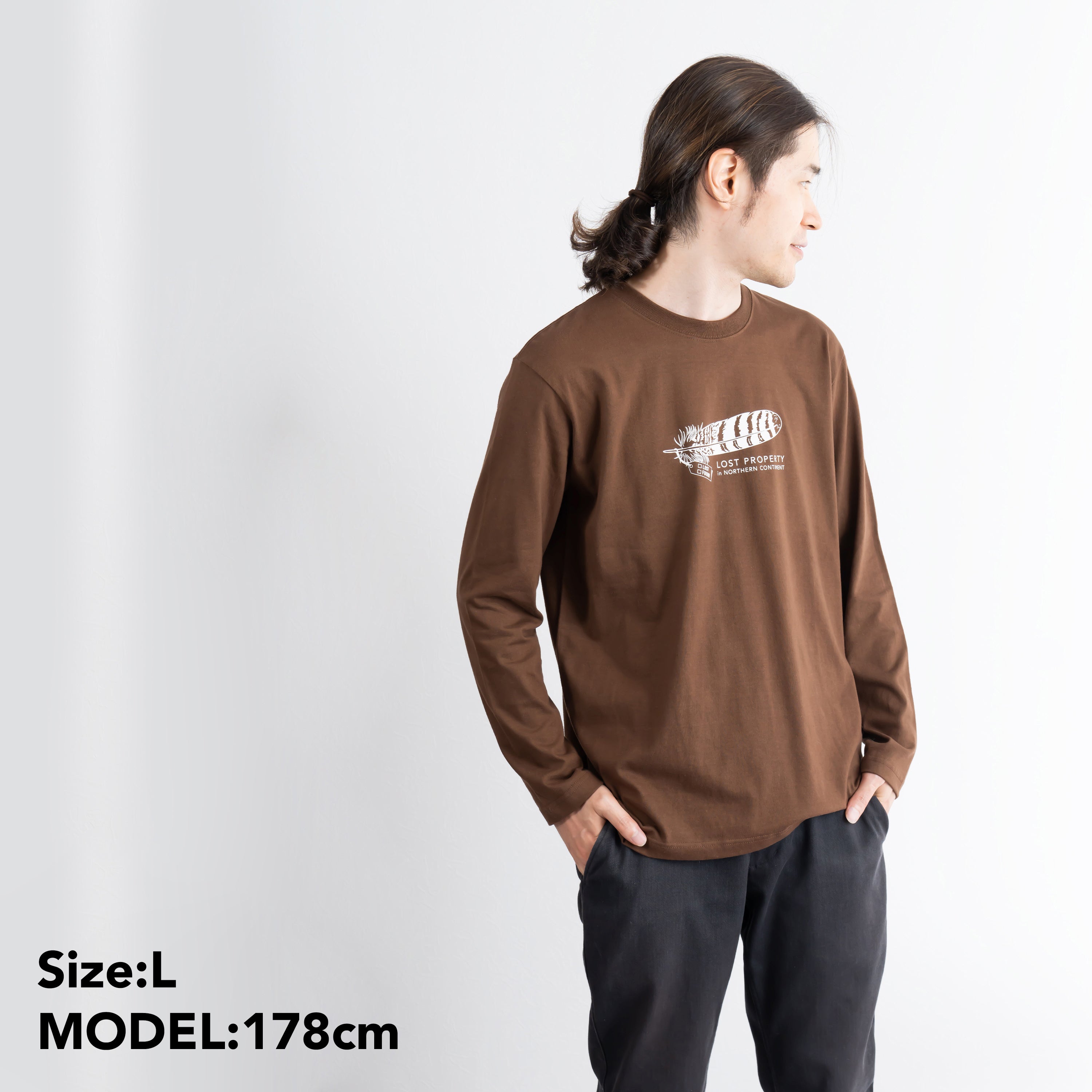 TNOC THE TEE LONG SLEEVE / OWL FEATHER