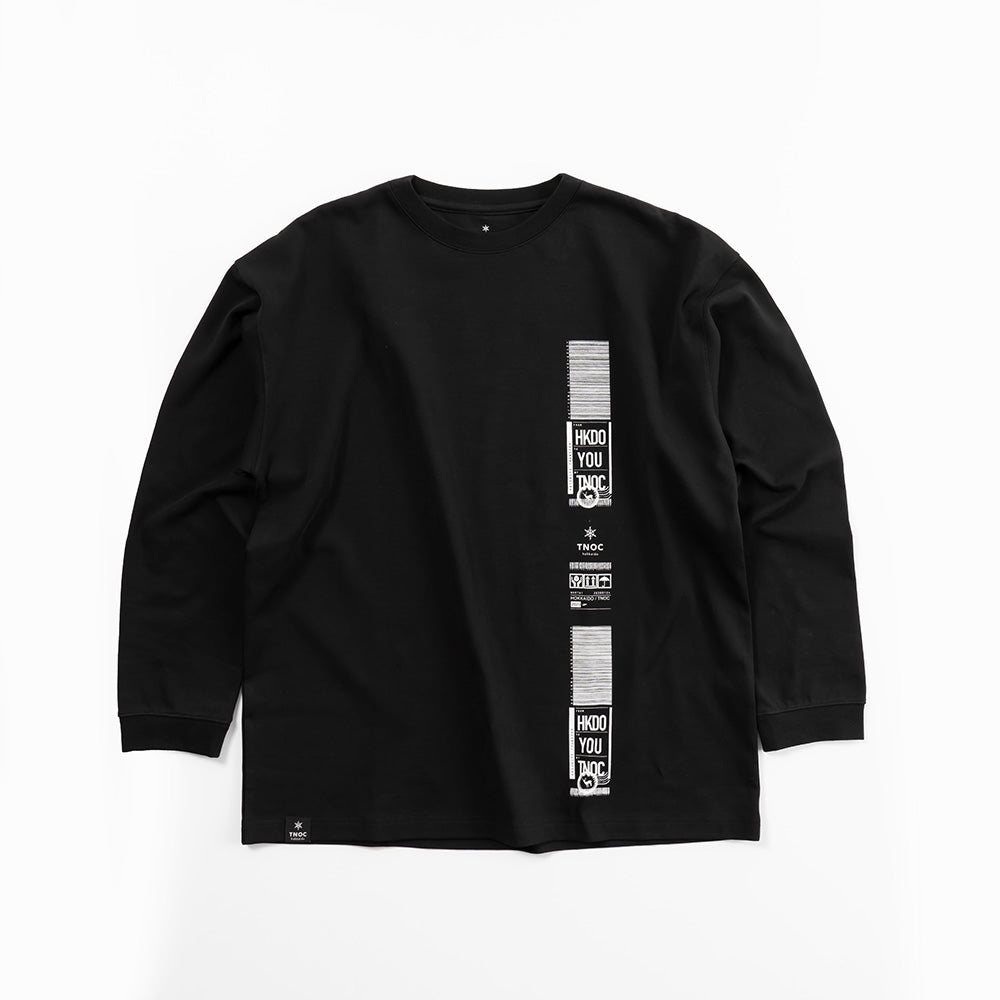 TNOC THE TEE LONG SLEEVE PONTE / FLIGHT TAG