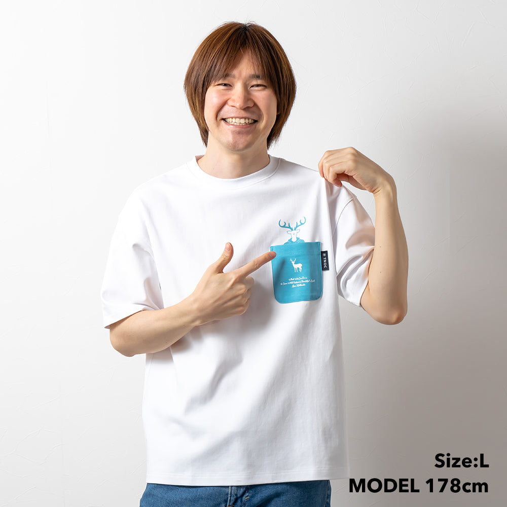 TNOC THE TEE PONTE NORTHERN CONTINENT R-POCKET SNOW WHITE