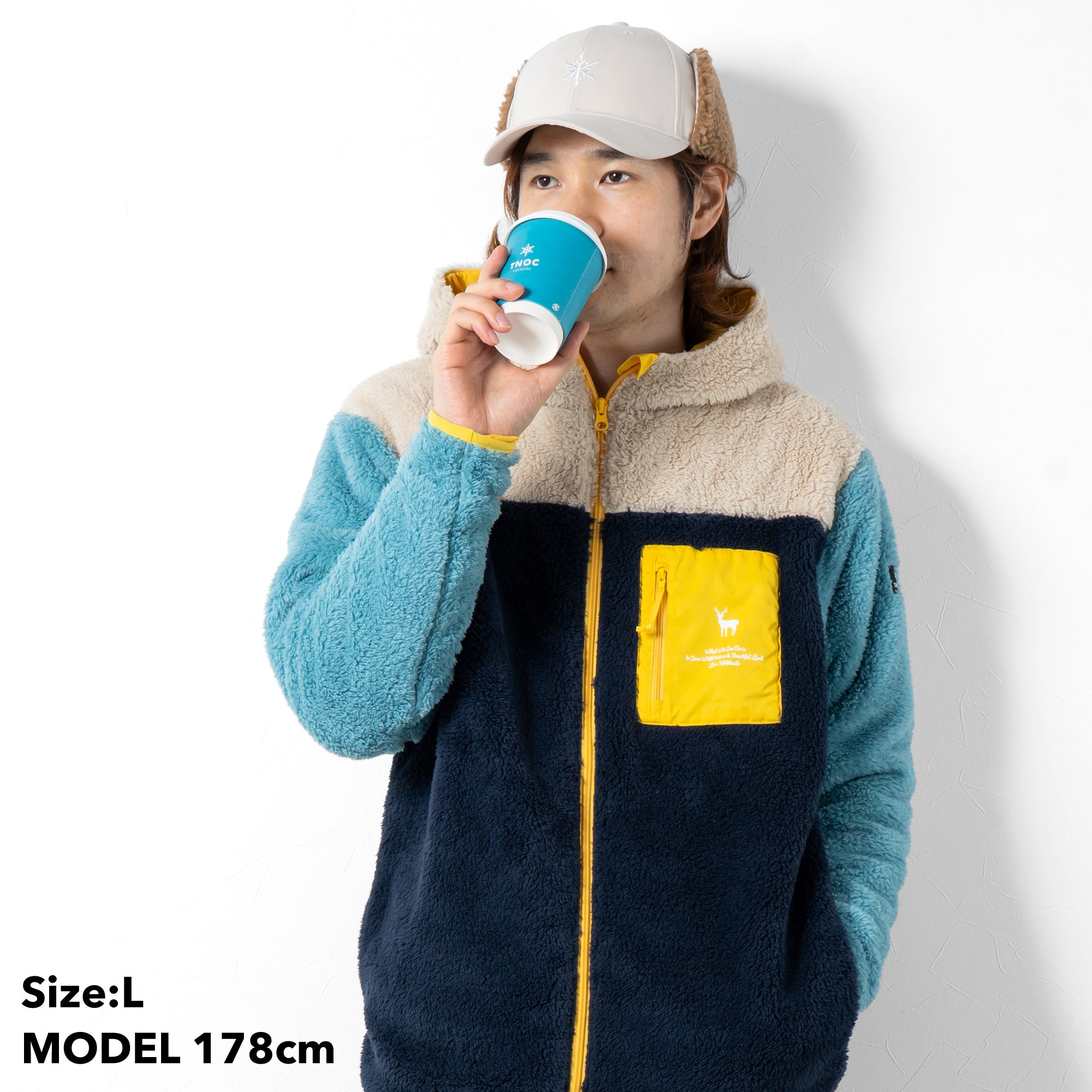 TNOC THE FLEECE HOODIE ZIPUP2.5