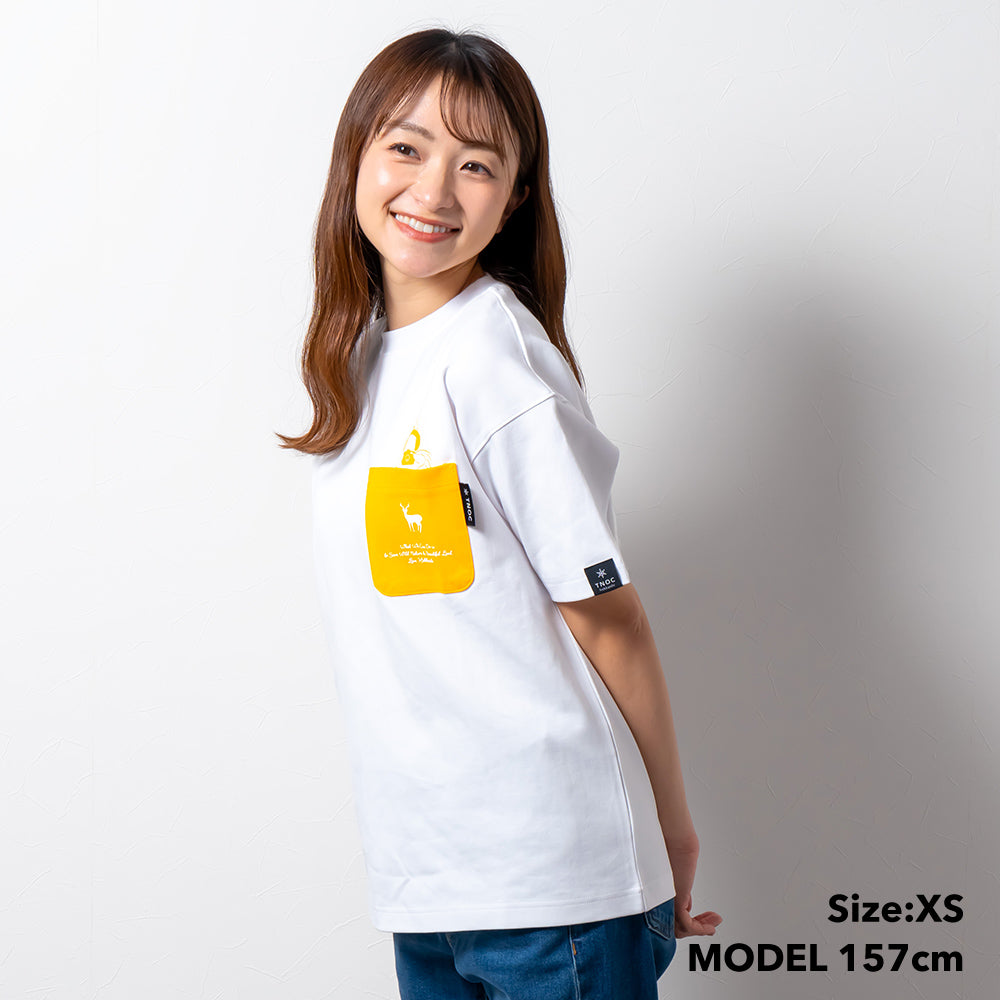 TNOC THE TEE PONTE NORTHERN CONTINENT R-POCKET SNOW WHITE