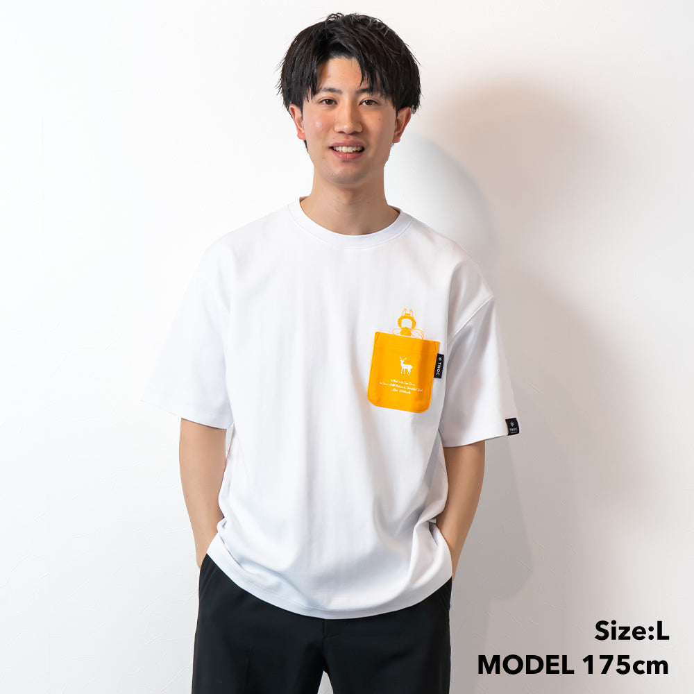 TNOC THE TEE PONTE NORTHERN CONTINENT R-POCKET SNOW WHITE