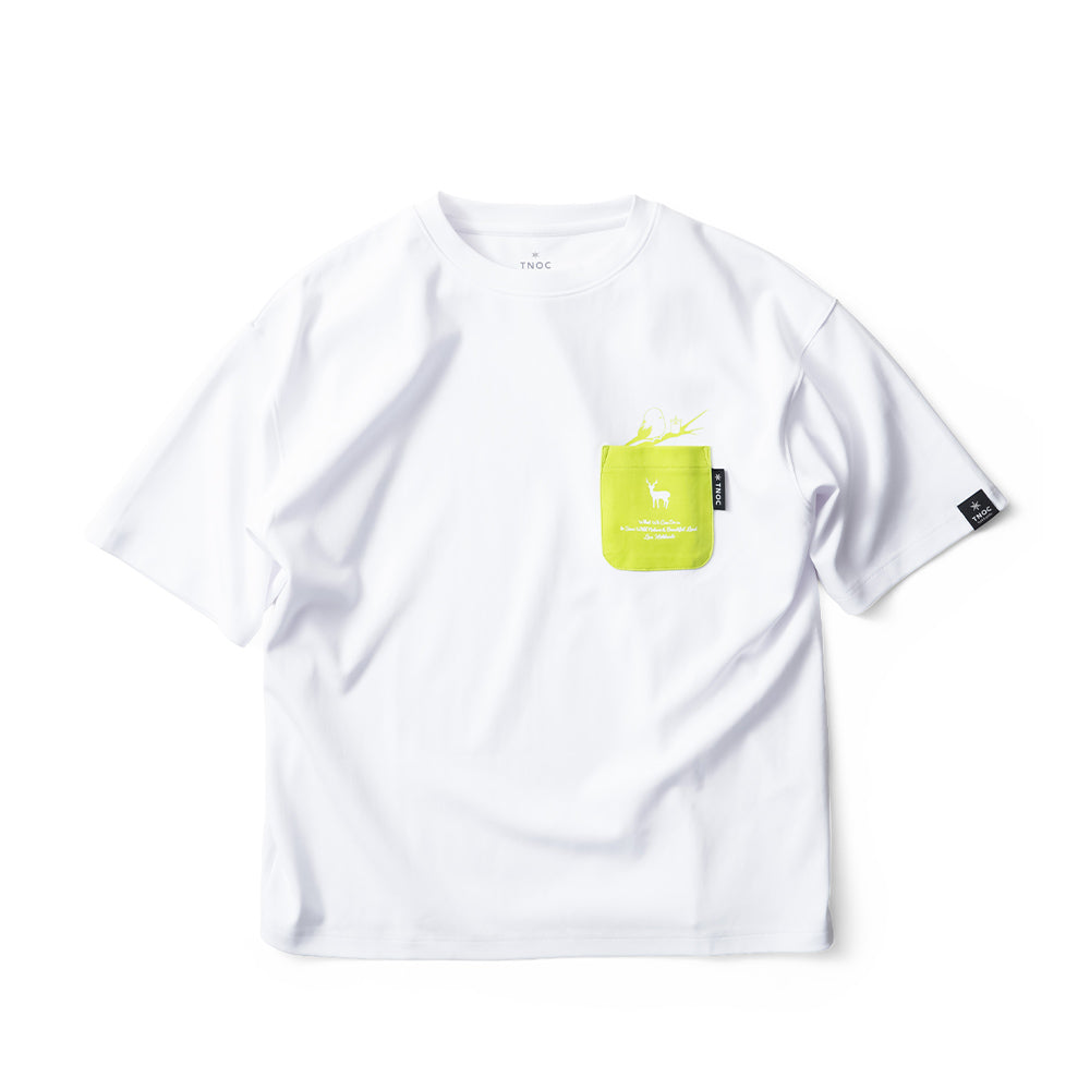 TNOC THE TEE PONTE NORTHERN CONTINENT R-POCKET SNOW WHITE