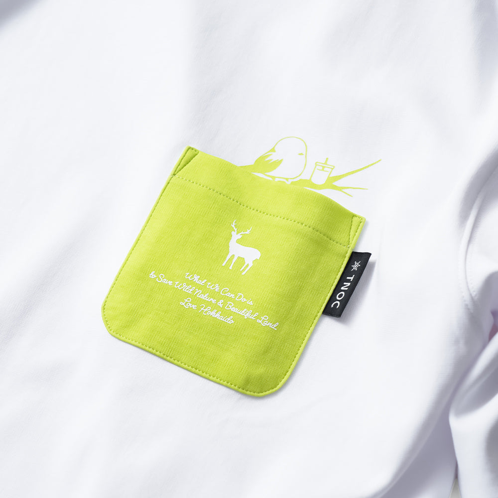 TNOC THE TEE PONTE NORTHERN CONTINENT R-POCKET SNOW WHITE