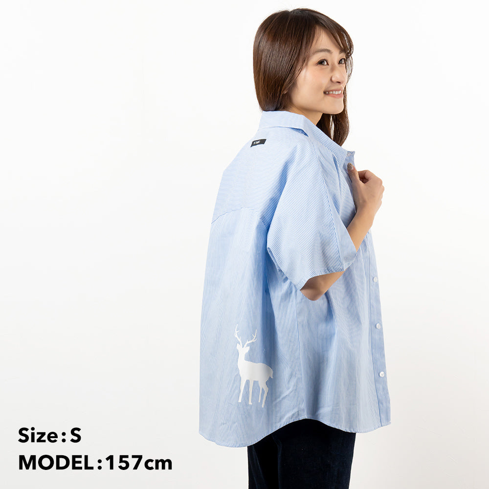 TNOC THE SHIRT BIG SHAPE SHORT SLEEVE STRIPE