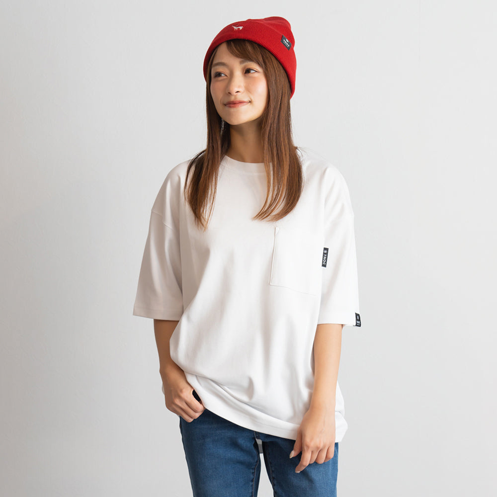 TNOC THE TEE PONTE / WHITE POCKET