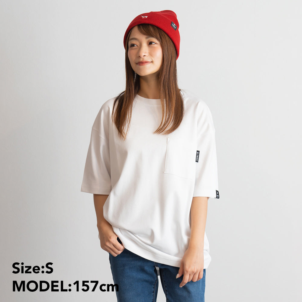 TNOC THE TEE PONTE / WHITE POCKET