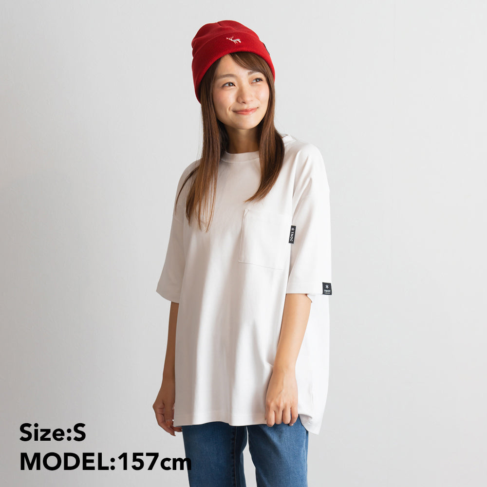 TNOC THE TEE PONTE / WHITE POCKET