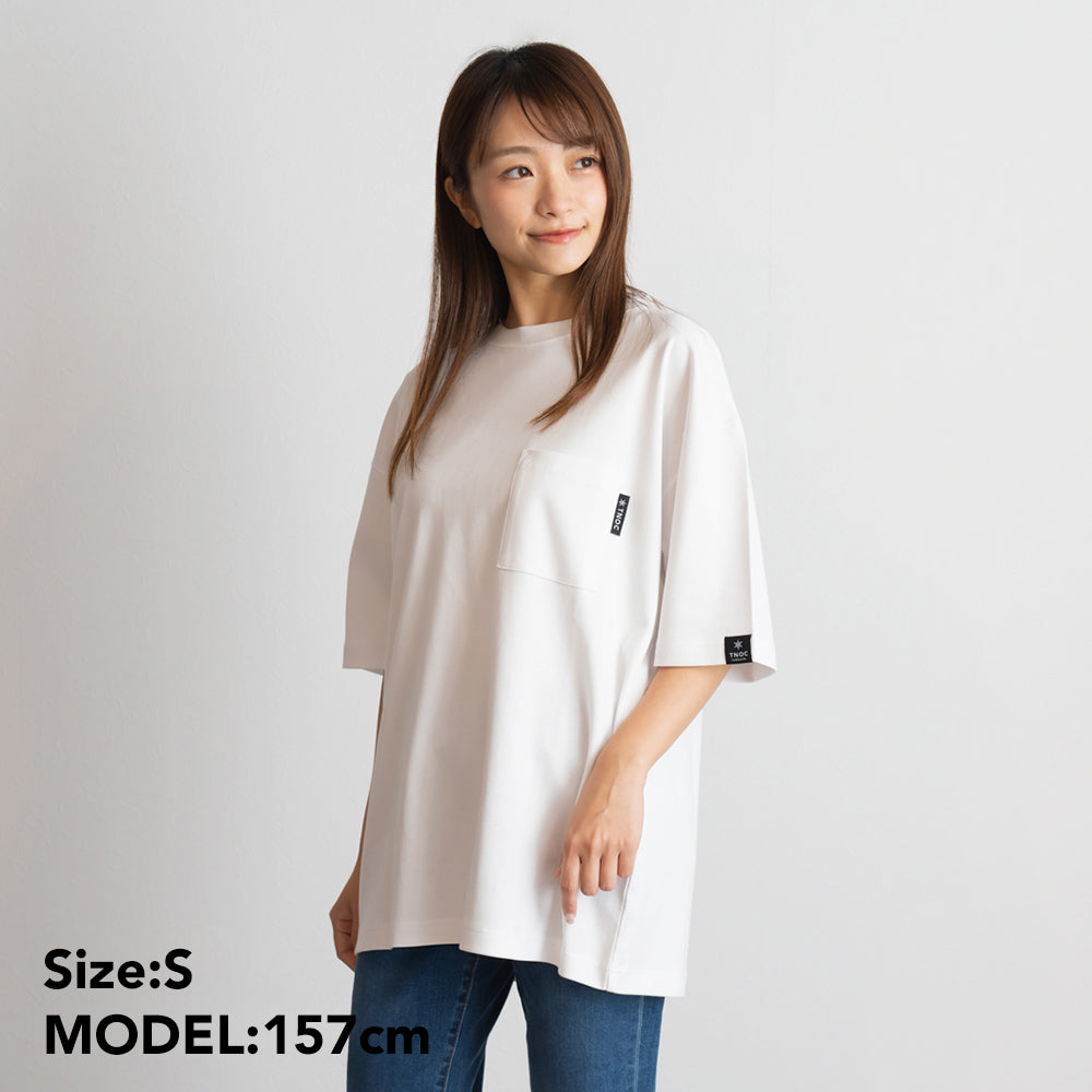 TNOC THE TEE PONTE / WHITE POCKET