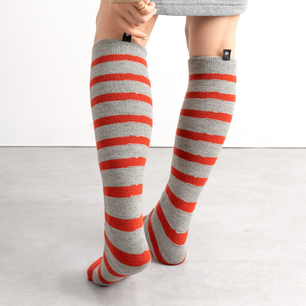 TNOC THE WARM Hi SOCKS STRIPE