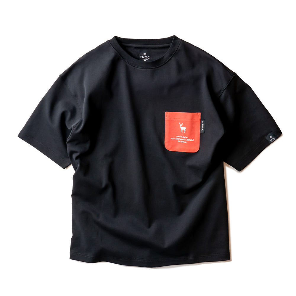 TNOC THE TEE PONTE NIGHT BLACK / R-POCKET
