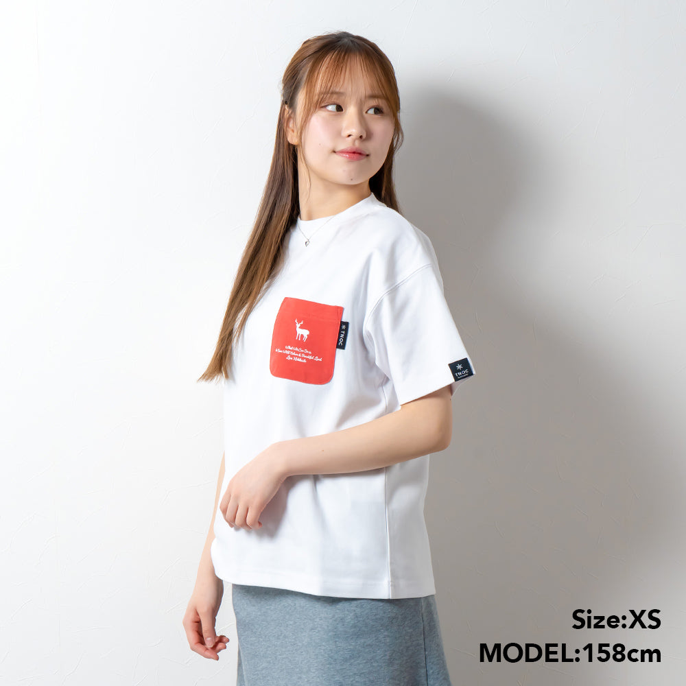 TNOC THE TEE PONTE SNOW WHITE / R-POCKET