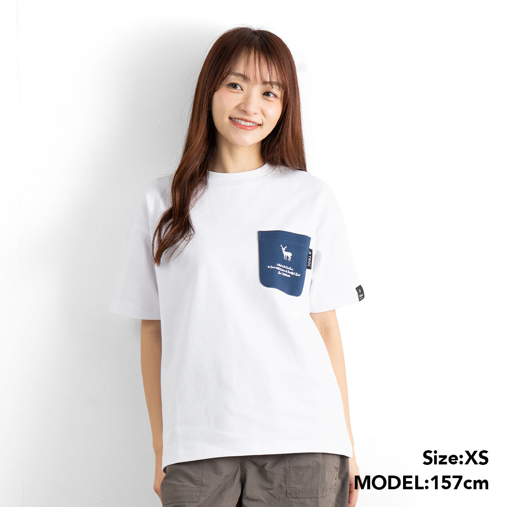 TNOC THE TEE PONTE SNOW WHITE / R-POCKET