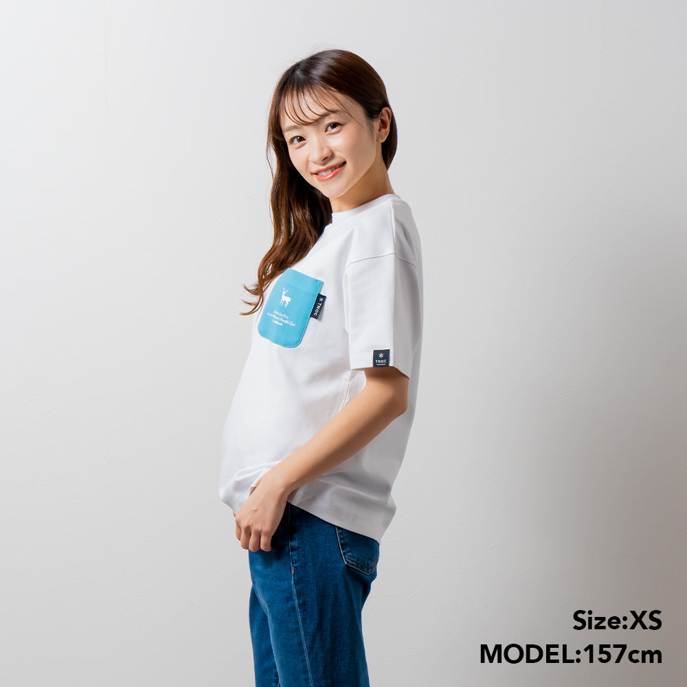 TNOC THE TEE PONTE SNOW WHITE / R-POCKET