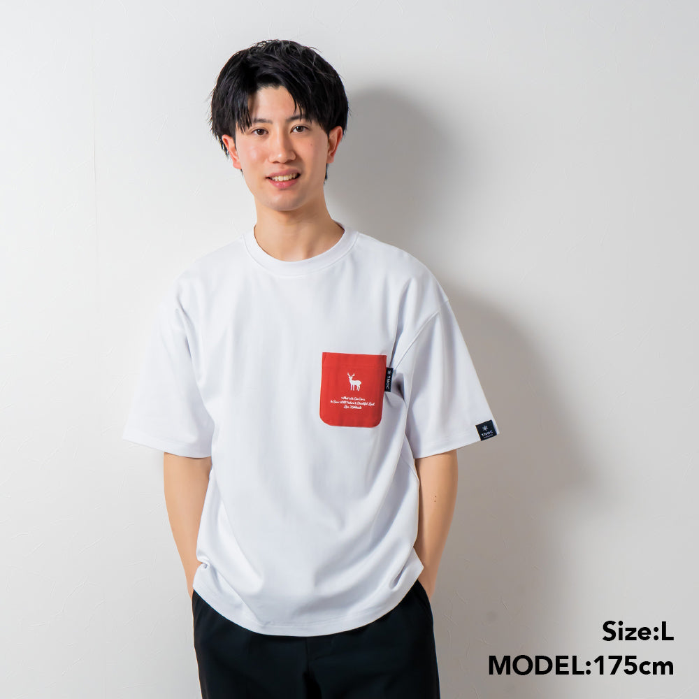 TNOC THE TEE PONTE SNOW WHITE / R-POCKET