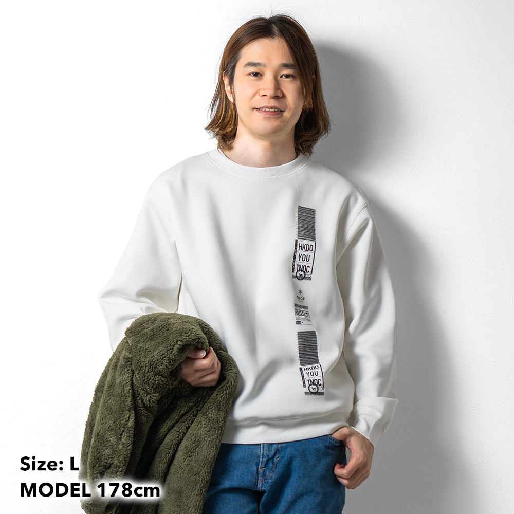 TNOC THE CREW NECK-AK / FLIGHT TAG