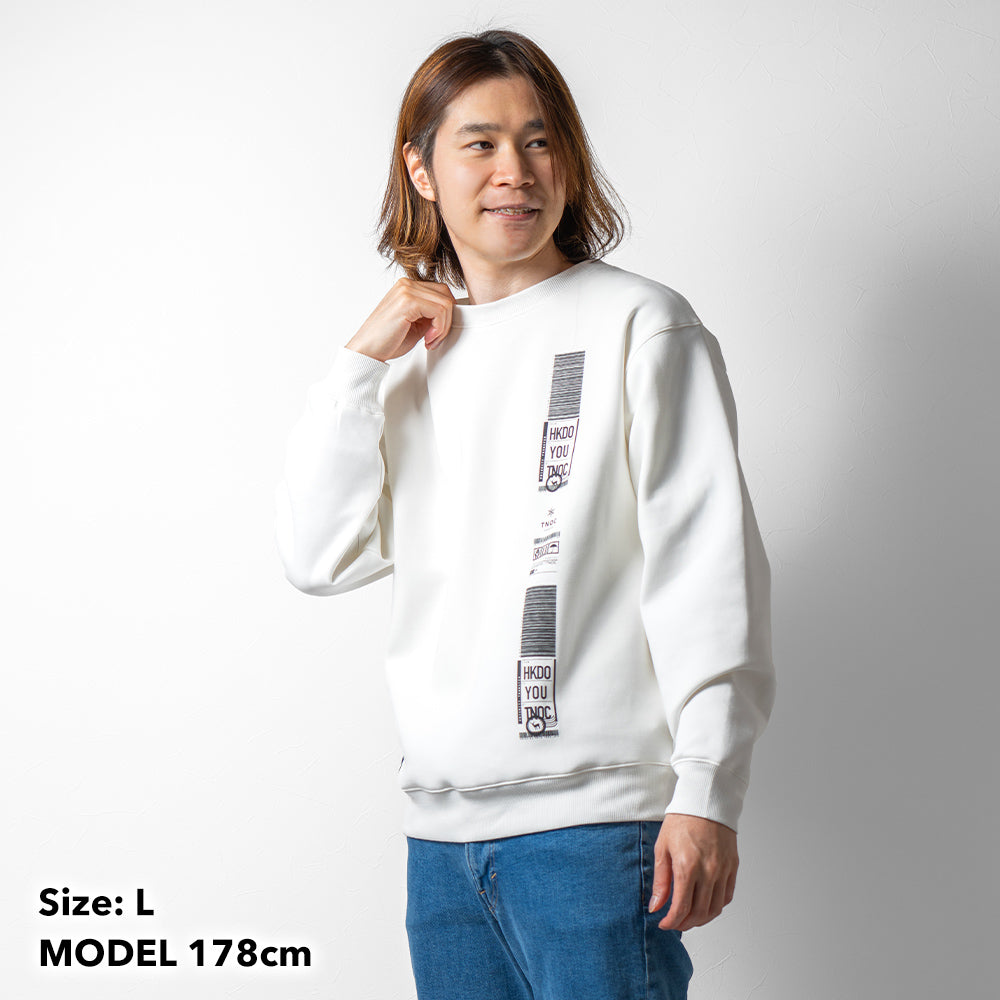 TNOC THE CREW NECK-AK / FLIGHT TAG