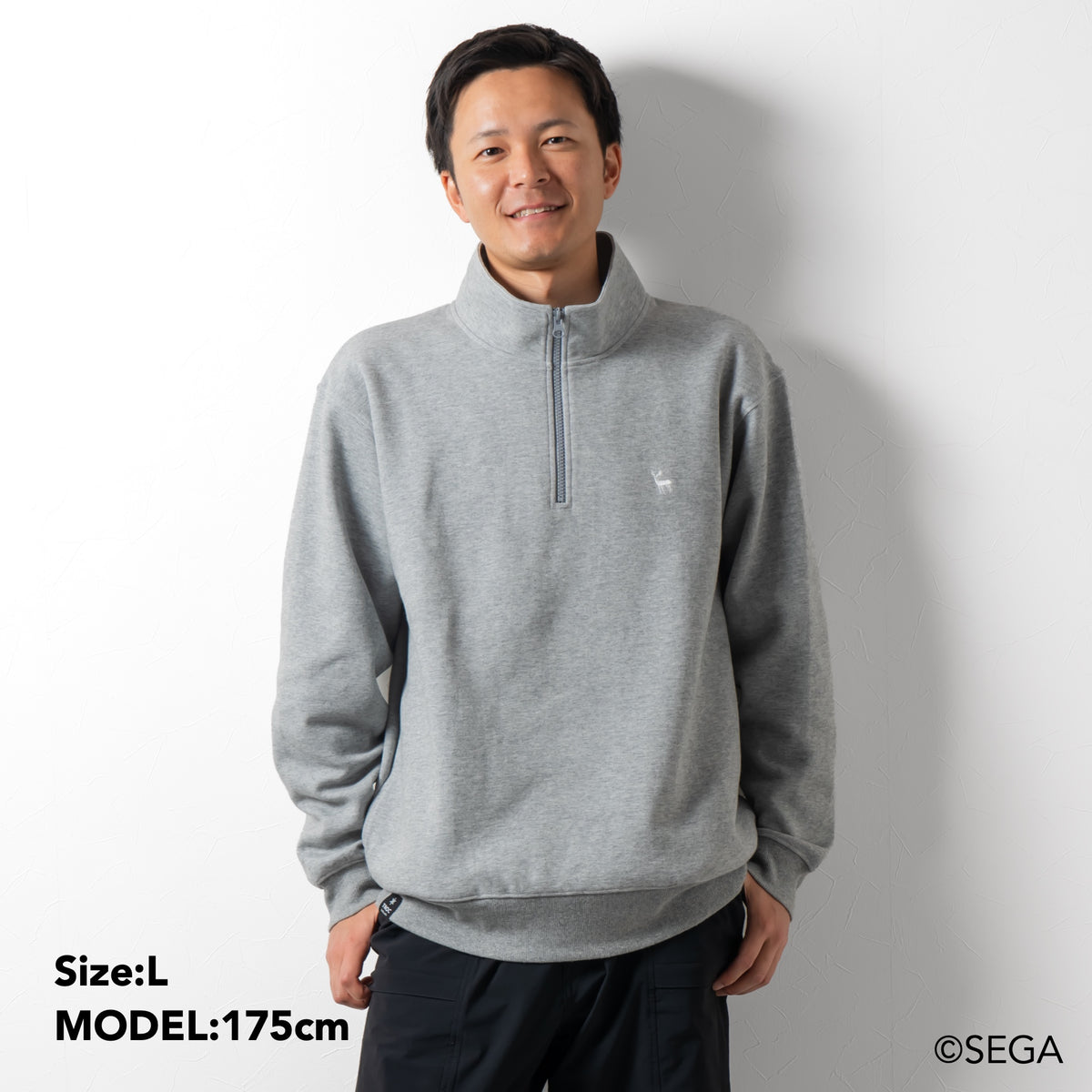 TNOC THE HALF ZIP-AK2 SONIC THE HEDGEHOG LIKE