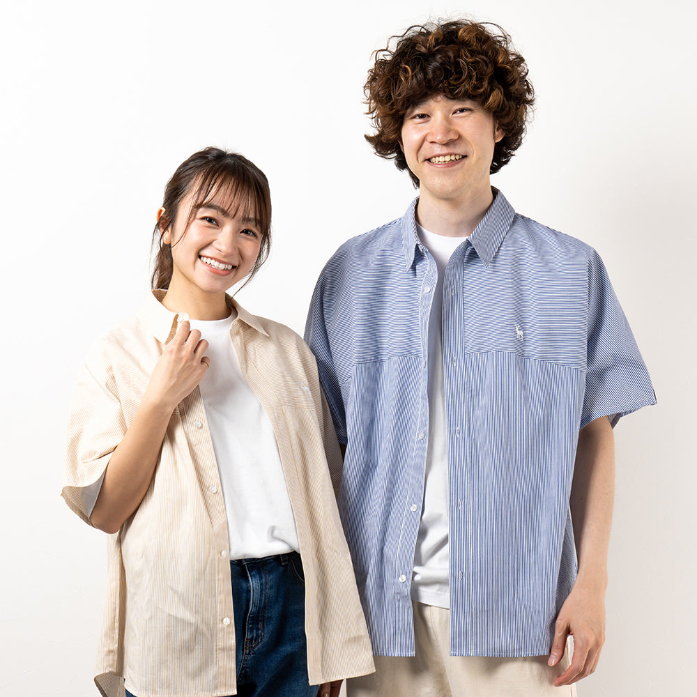 TNOC THE SHIRT BIG SHAPE SHORT SLEEVE STRIPE