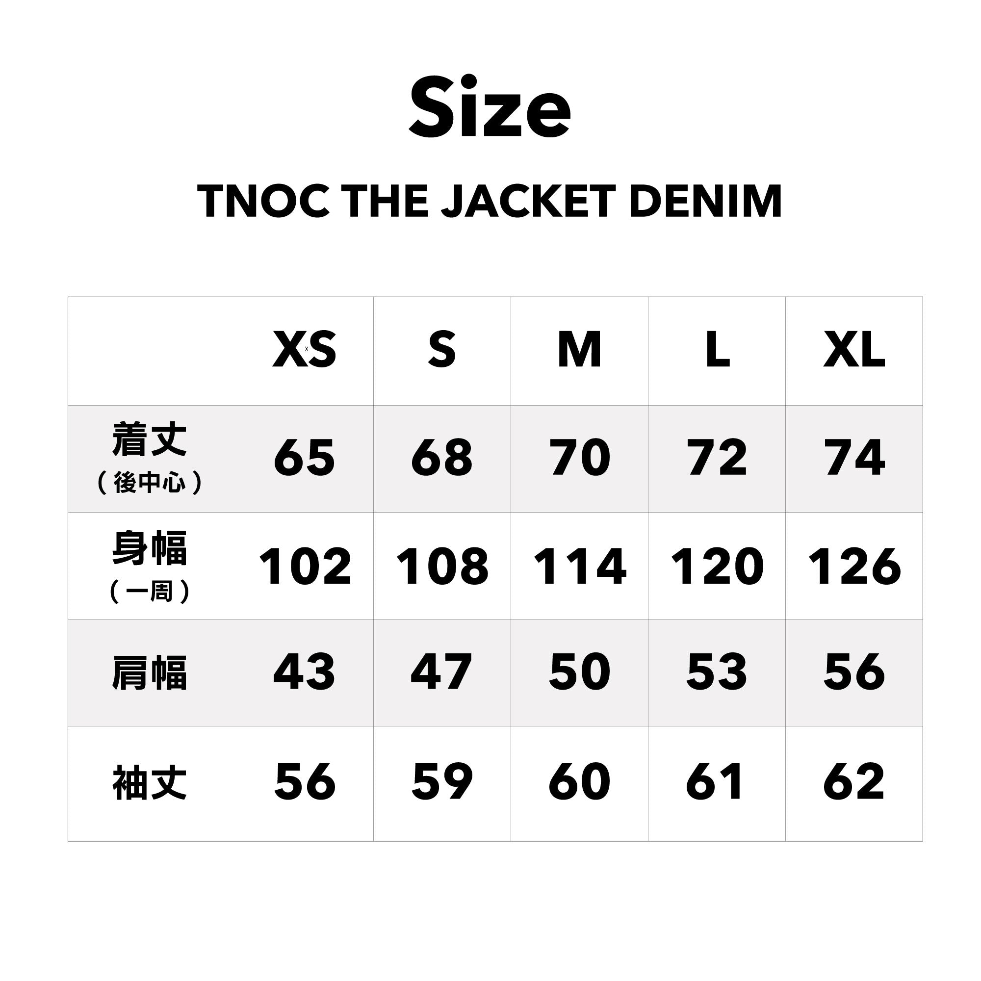 TNOC THE JACKET DENIM
