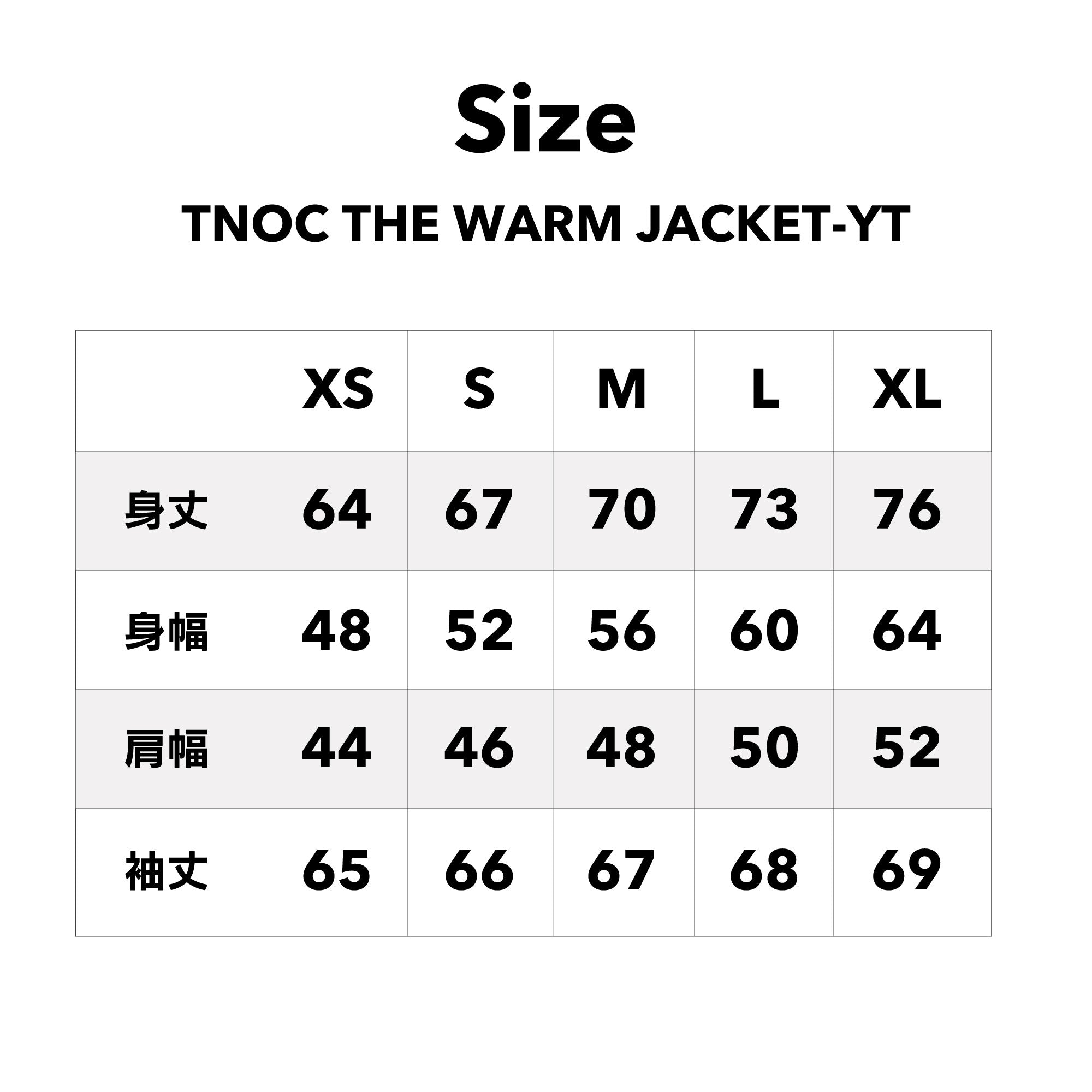 TNOC THE WARM JACKET-YT