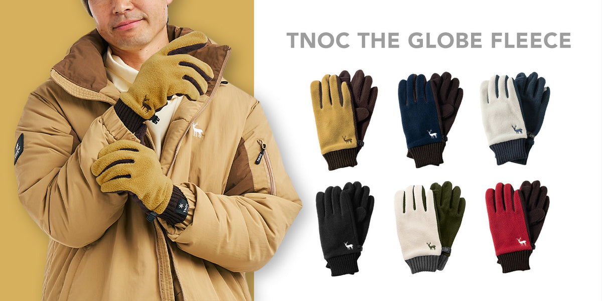この冬を楽しむグローブ「TNOC THE GLOBE FLEECE」に新色が登場。