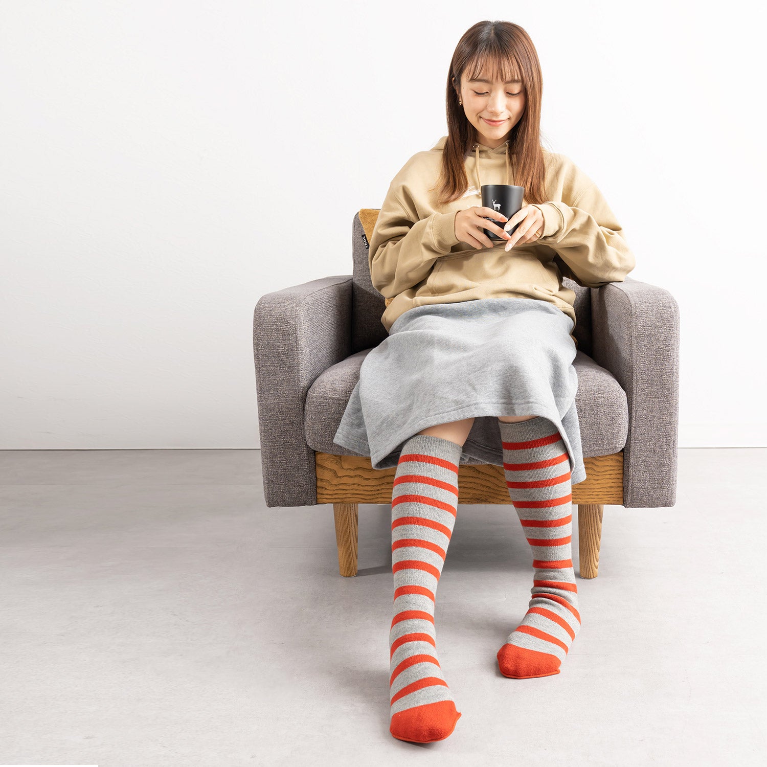レッグウェア TNOC THE WARM SOCKS TNOC THE WARM SOCKS-YT