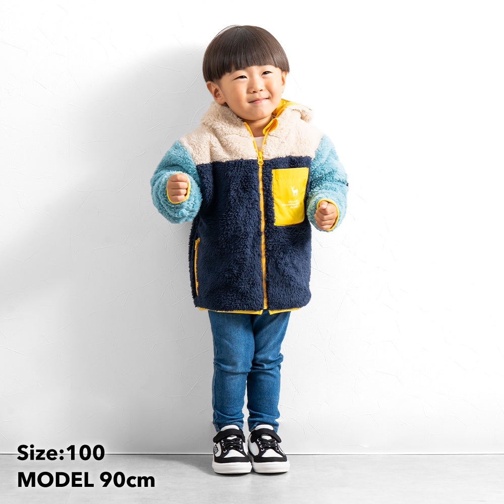 TNOC THE FLEECE HOODIE ZIPUP2.5 KIDS