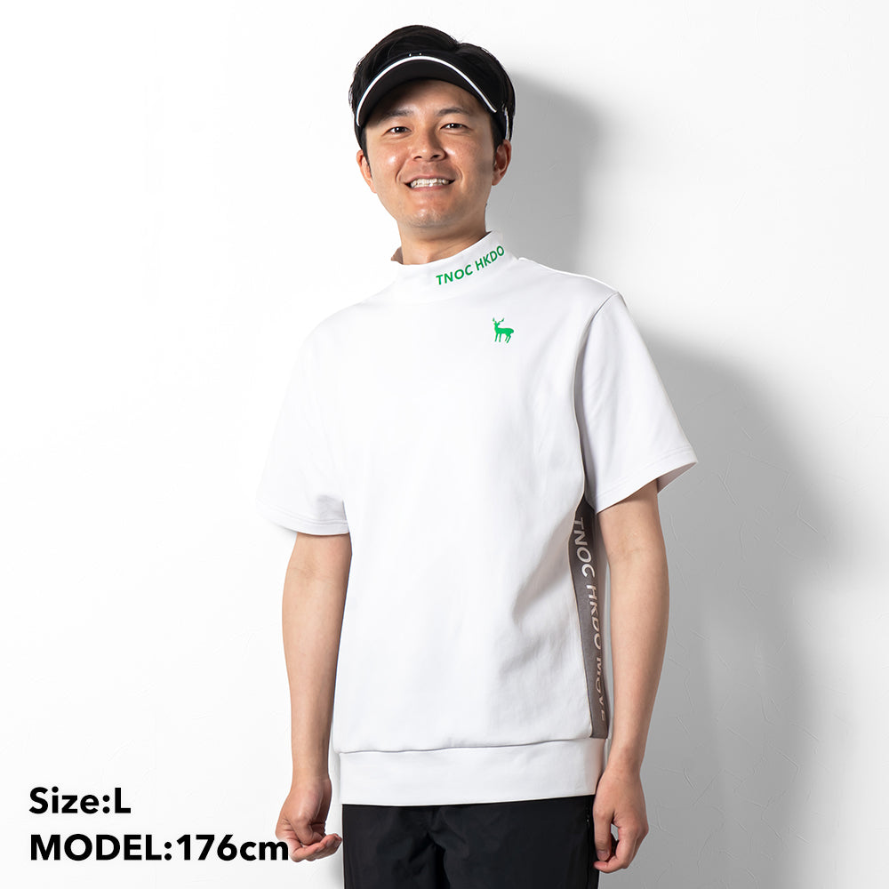 TNOC HKDO MOVE THE TEE-LS2 MOCK TURTLENECK SIDE LOGO