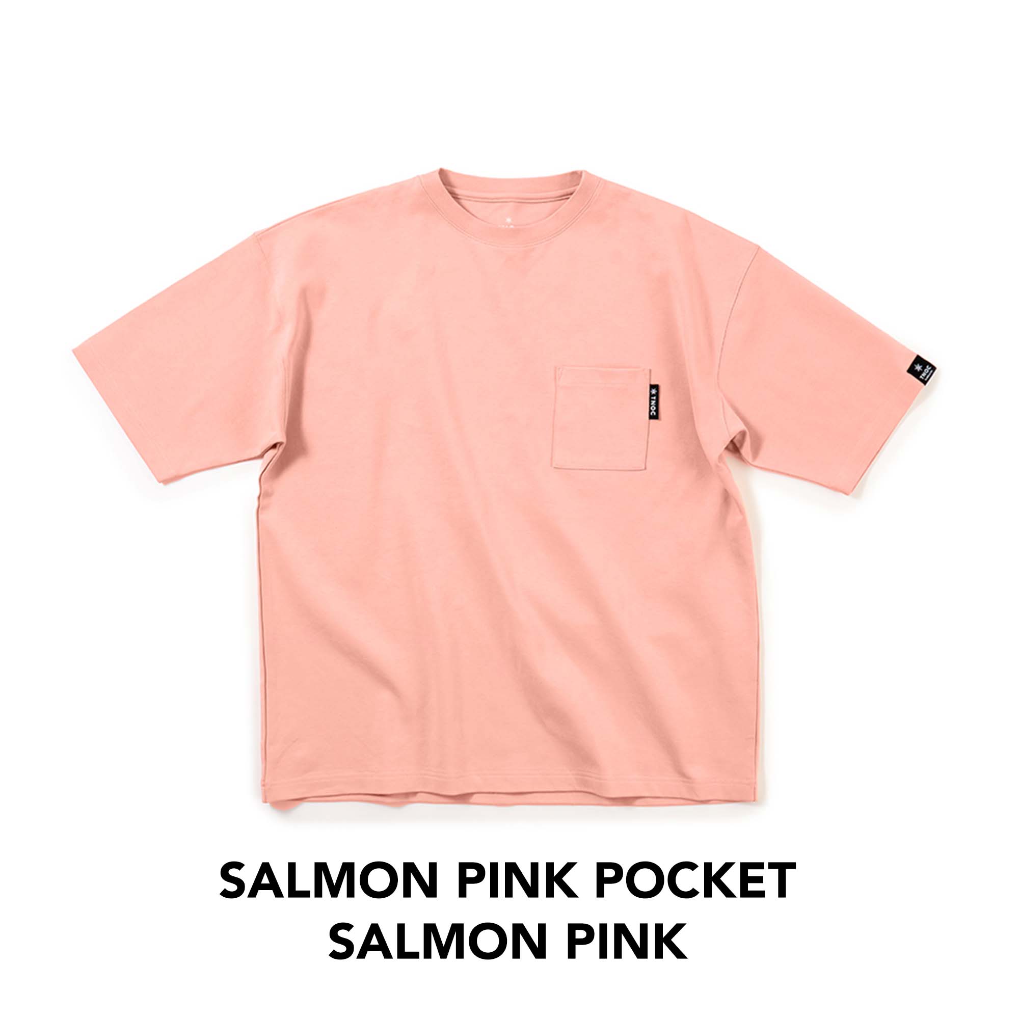 TNOC THE TEE PONTE / SALMON PINK POCKET