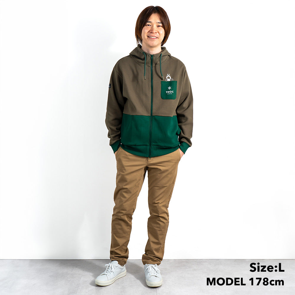 TNOC THE HOODIE ZIPUP-AK