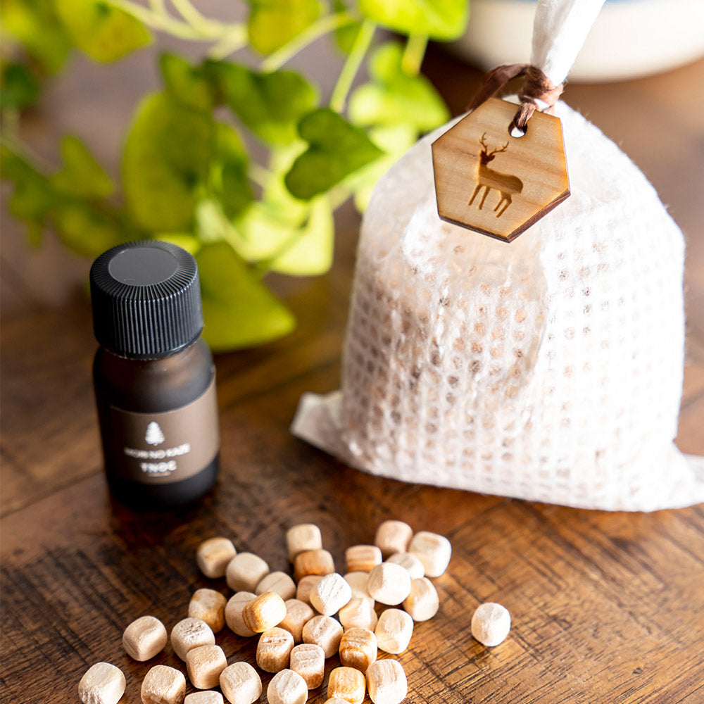 TNOC THE GIFT SET / WOOD CHIPS SACHET&AROMA OIL[GIFT BAG(S)付]