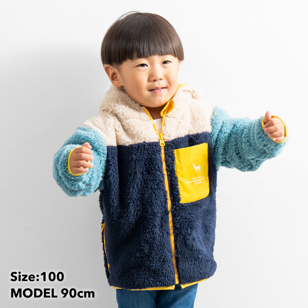 TNOC THE FLEECE HOODIE ZIPUP2.5 KIDS