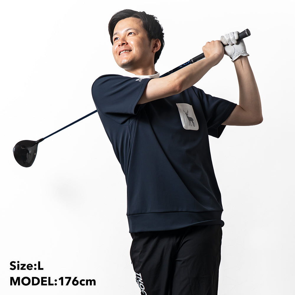 TNOC HKDO MOVE THE TEE-LS2 MOCK TURTLENECK POCKET