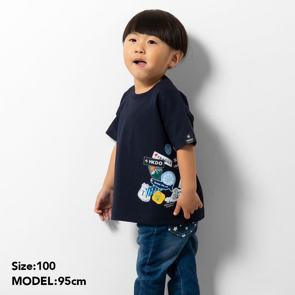 TNOC THE TEE2 KIDS BIG SHAPE / TRAVEL STICKERS