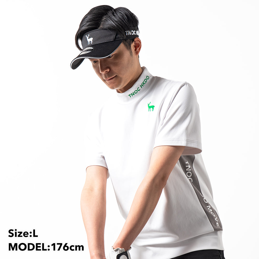 TNOC HKDO MOVE THE TEE-LS2 MOCK TURTLENECK SIDE LOGO