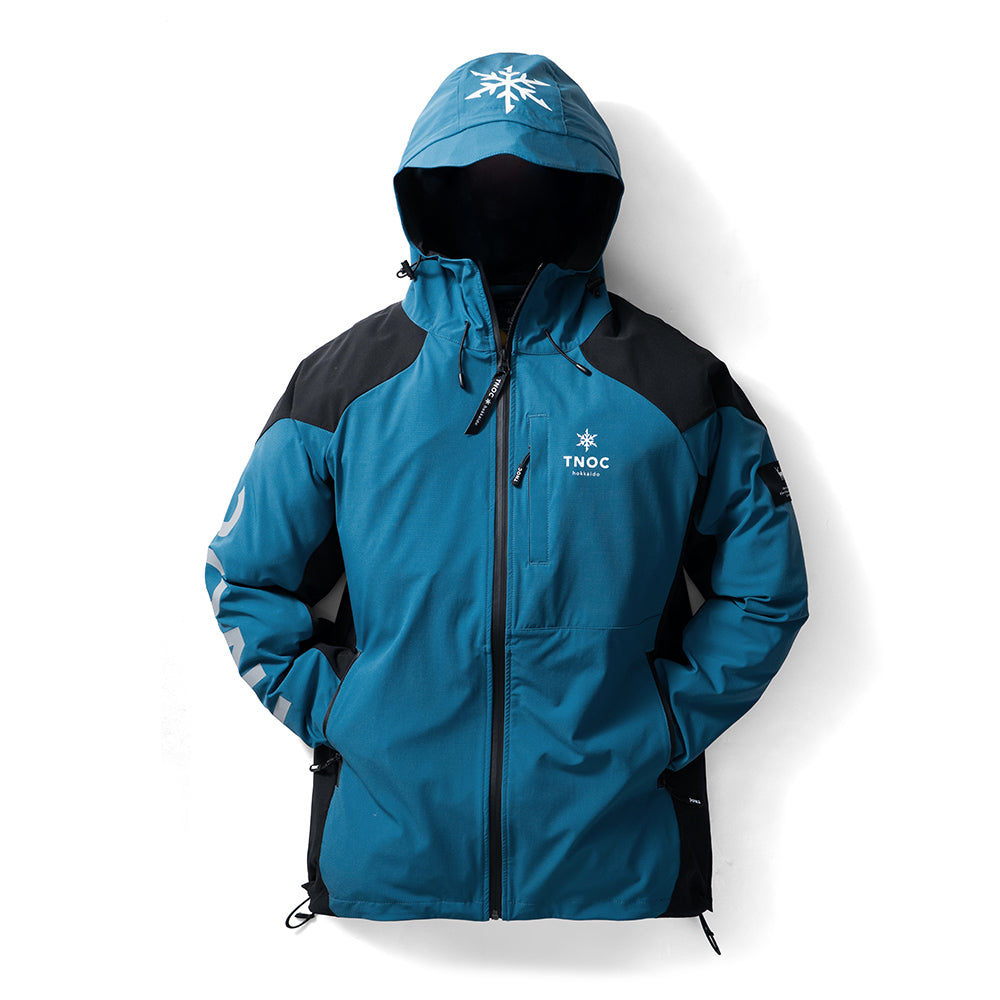 ジャケット・アウター TNOC THE ACTIVE SHELL EZOSIKA NAVY TNOC THE JACKET-NS
