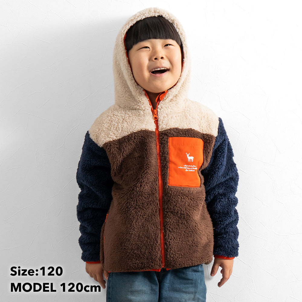TNOC THE FLEECE HOODIE ZIPUP2.5 KIDS