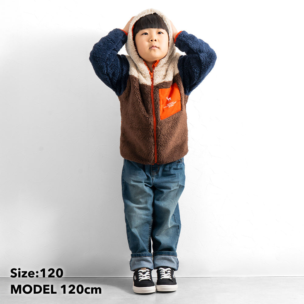 TNOC THE FLEECE HOODIE ZIPUP2.5 KIDS
